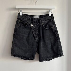 Agolde | Black Denim Shorts